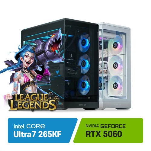 인텔 울트라7 265KF (애로우레이크)/RTX 5060/DDR5 16GB *LOL 풀옵션 게이밍 컴퓨터